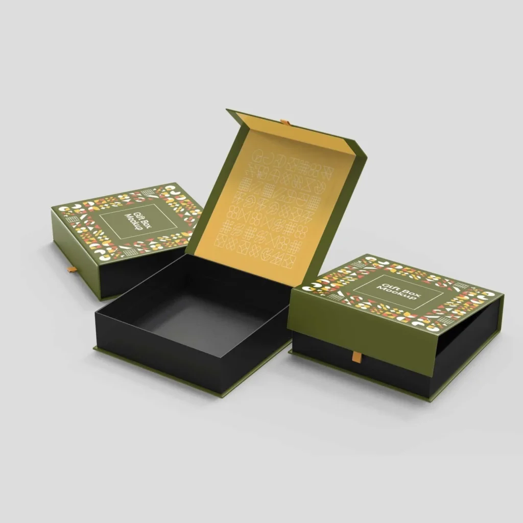 collapsible magnetic boxes